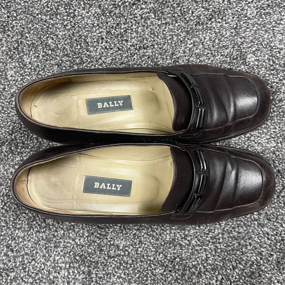 Women's Bally‎ Leather Block Heel Shoes Size 8